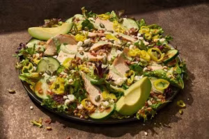 Balsamic Chicken Greens with Grains