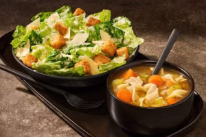 Caesar Salad & Homestyle Chicken Noodle Soup
