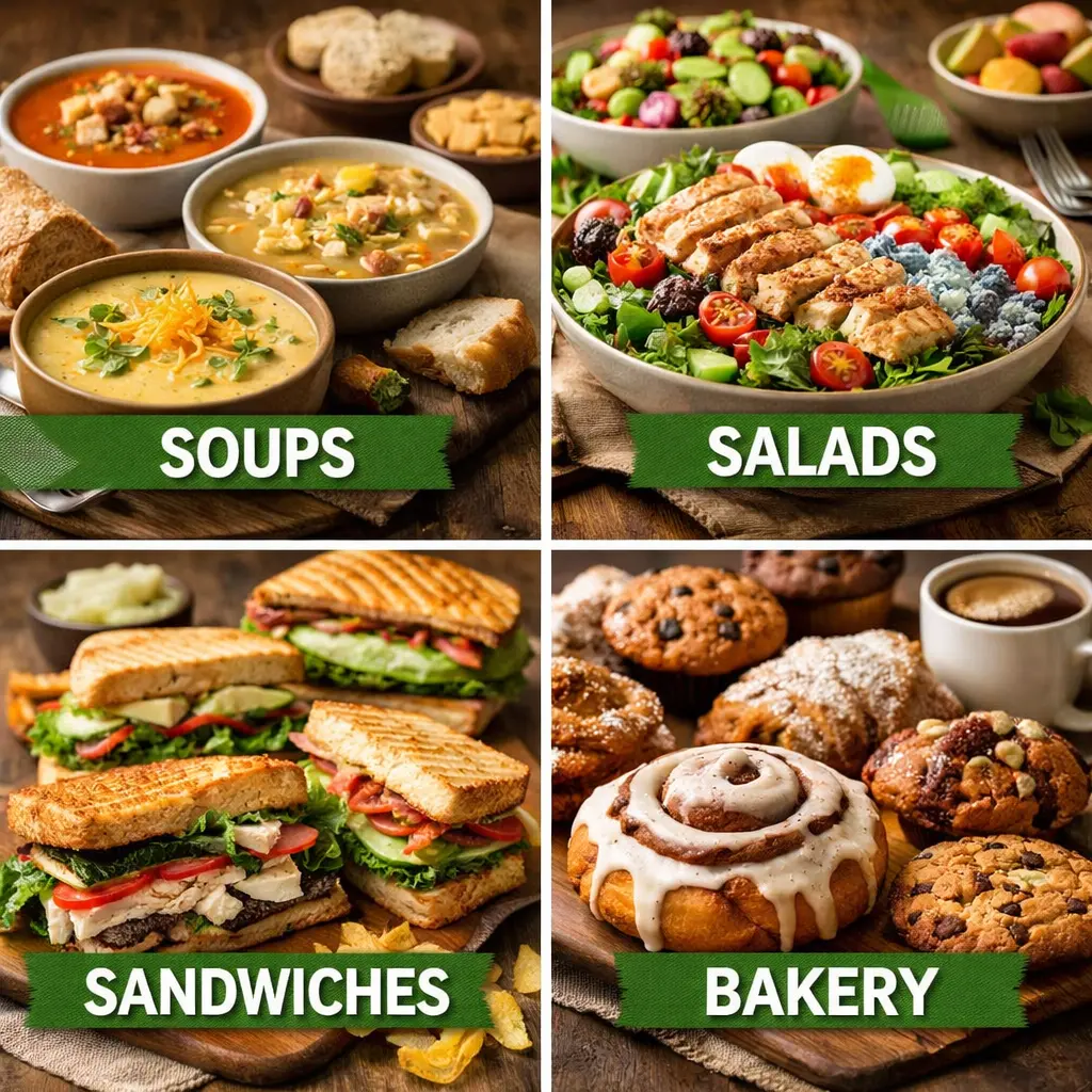 panera menu